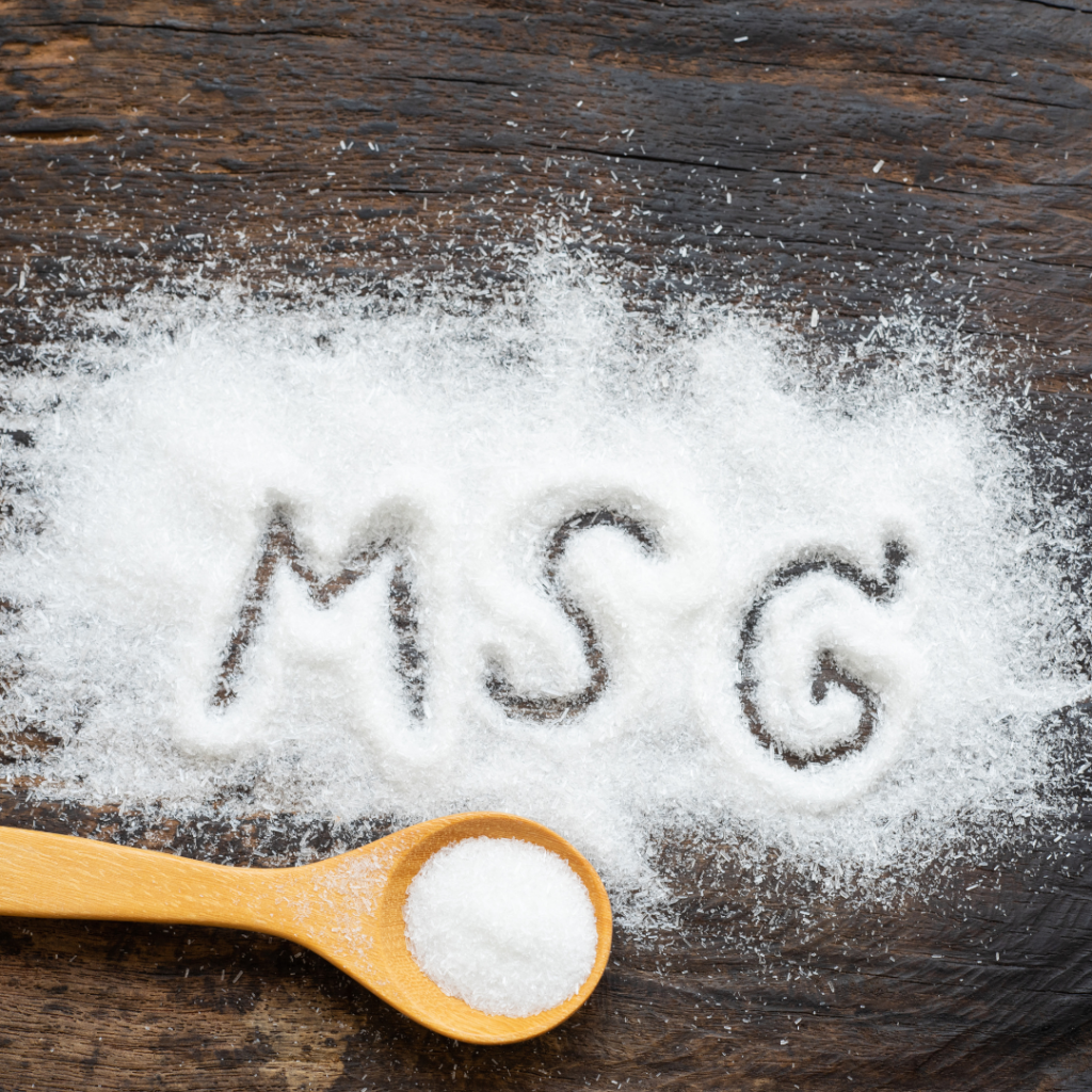 Glutamat-Geschmacksvertsärker-MSG-Zusatzstoffe-Mononatriumglutamat